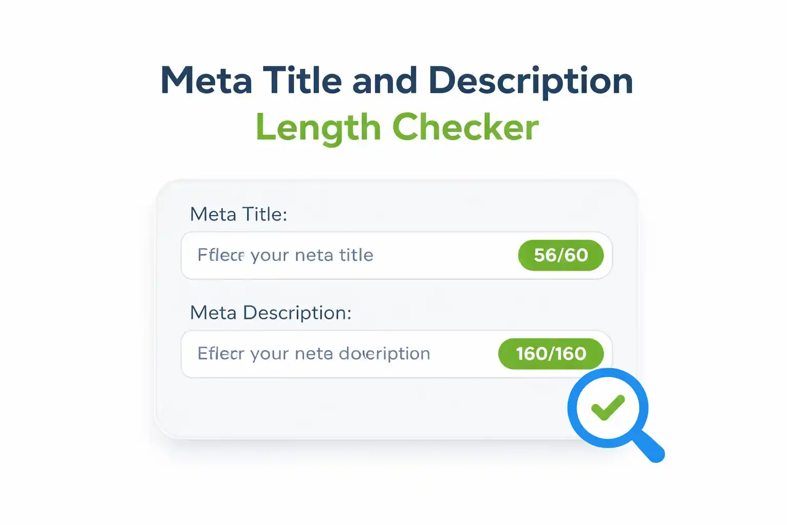 Meta Title and Description Length Checker